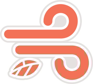 Wind Icon Design Illustration vector