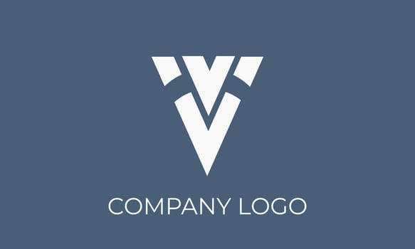 Elegant v creative Logo for your Business vector