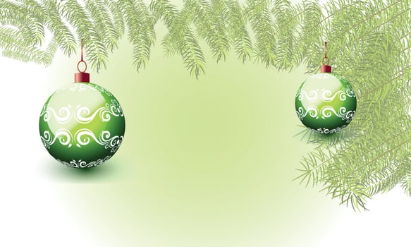 Green Christmas Ball and New Year 2024,Green Christmas Ornament vector