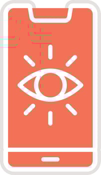 Vision Icon Design Illustration vector