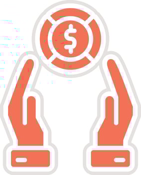 Charity Icon Design Illustration vector