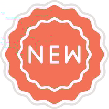 New Icon Design Illustration vector