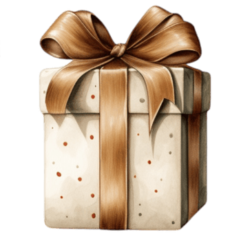 Gift box isolated objects png