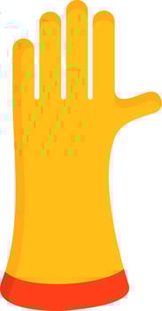 Workers Glove Icon Design vector