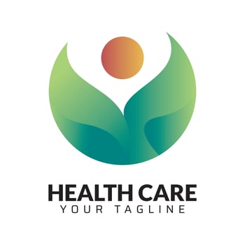 Organic Health Care Logo Design vector