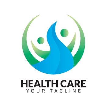 medical healthcare logo design vector