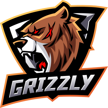 Grizzly esport mascot png