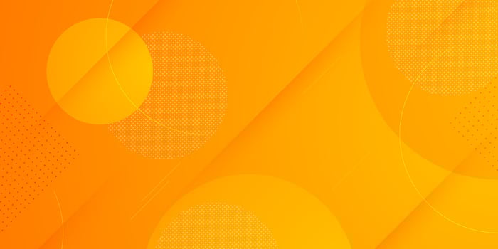 Colorful orange circle pattern 3D background gradient with bright color design. Abstract template and modern stylish texture background. vector