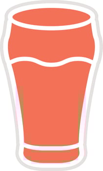 Glass Icon Design Illustration vector