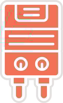 Boiler Icon Design Illustration vector