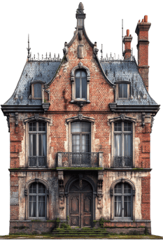 The manor house against a transparent background png