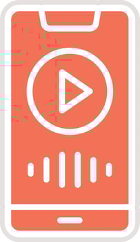Music App Icon Design Illustration vector
