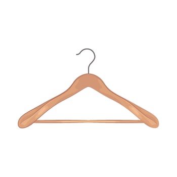 Illustration of clothes hanger vector