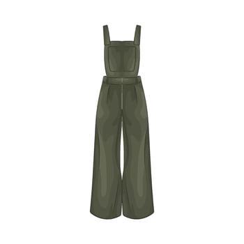 Illustration of jumpsuit vector