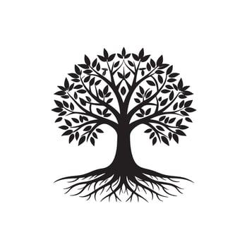 Forest Line Silhouette vector