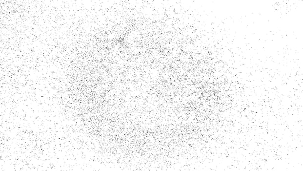 Dirty stipple noise background. Splattered grain grunge texture. Dotted graininess halftone textured overlay. Sand dust grit distressed wallpaper. Black scattered dot backdrop overlay. vector