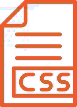CSS Icon Design Illustration vector