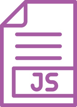JS Icon Design Illustration vector