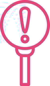 Warning Icon Design Illustration vector