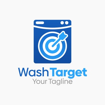 Wash Target Logo Design Template. Good for Business, Agency, Community and Organization vector