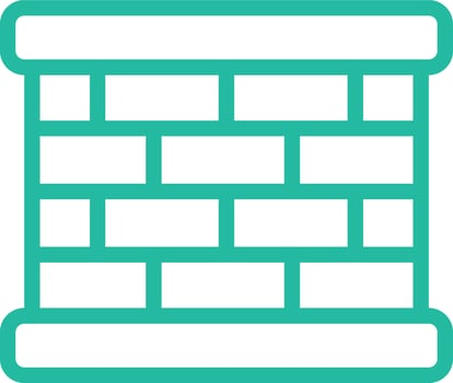 Wall Icon Design Illustration vector