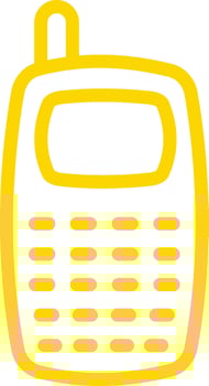 Phone Icon Design Illustration vector