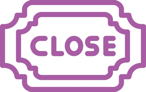 Close Icon Design Illustration vector
