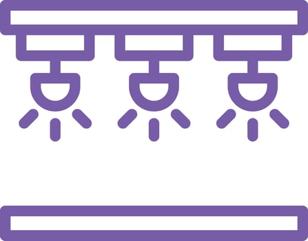 Spotlight Icon Design Illustration vector
