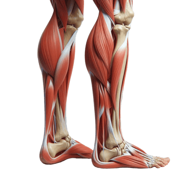 lower limb muscles anatomy and bone anatomy png