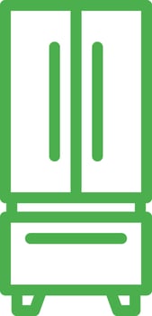 Fridge Icon Design Illustration vector