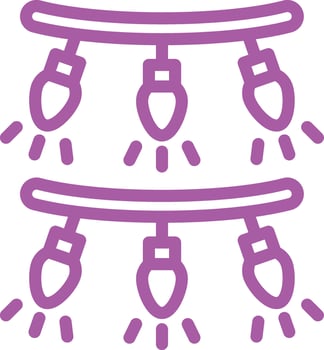 Garland Icon Design Illustration vector