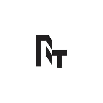Monogram TM or MT logo template with shield frame. Initial Letter TM Logo Template design. Linked letter TM logo design. vector