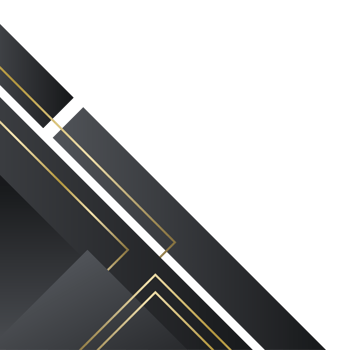 Luxury abstract corner frame border png