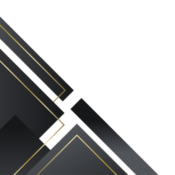 Abstract geometric corner border png