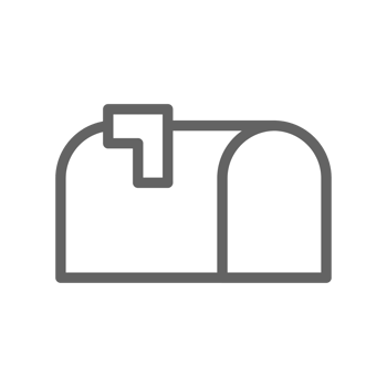 White Mailbox Icon png
