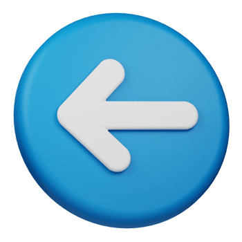 arrow left 3d icon png