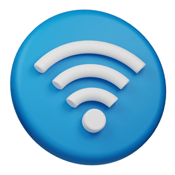 wifi signal 3d icon png