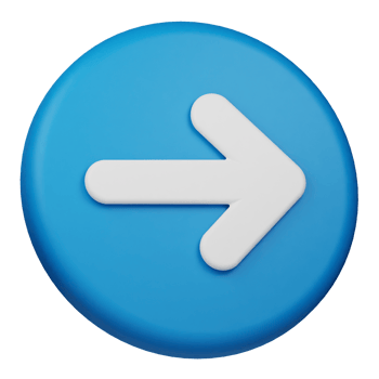 arrow right 3d icon png