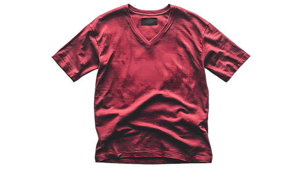 a cute red t - shirt on a transparent background png