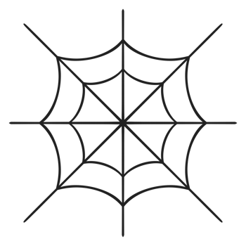cartoon spider web clipart png