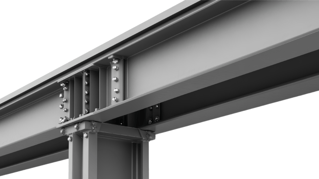 Steel Beam Connection Industrial Construction Detail png