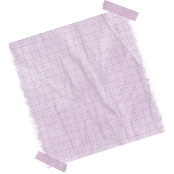Piece Grid Paper Note with Tape png