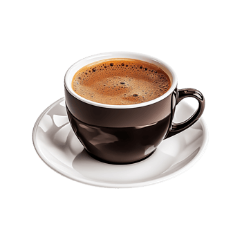 Cup of coffe isolated on transparent background png