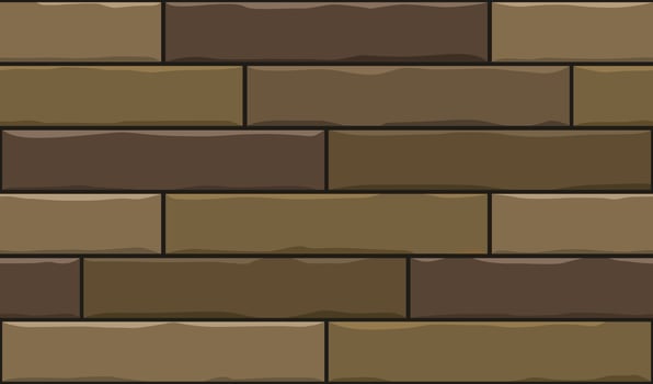 Wood parquet board, tiles pattern for interior floor design in top view. Brick masonry with the effect of plasticine. Mosaic brown seamless texture vector