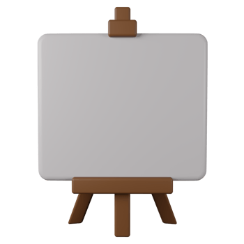 canvas 3d illustration png