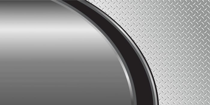 Silver gray metal background, 3D polished chrome metallic and shiny diamond plate texture, illustration. vector