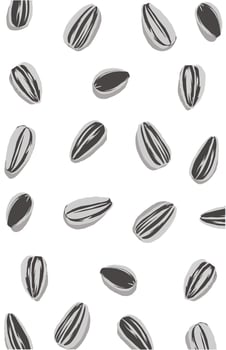 Sunflower seeds nut wallpapers vector