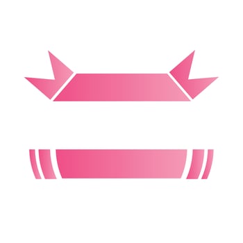 Unique pink ribbon Banner design. Pink ribbon illustration for awareness campaigns vector
