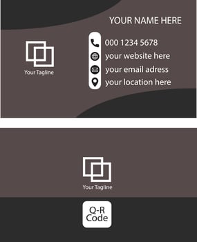 Business Card Template vector
