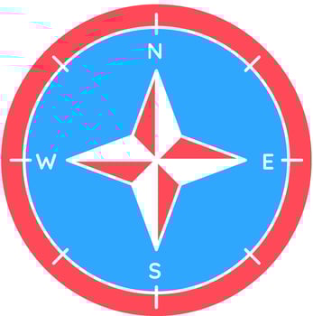 Navigation Tool Icon vector